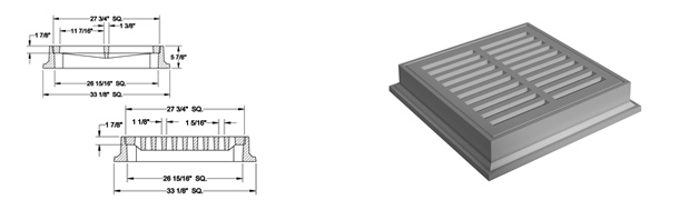 2626 Catch Basin Inlet Grates Frames And Covers